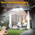 2500LM Sensor,3 270 Lights,IP65 3 Modes(Remote,2 daphino Solar Lights Outdoor with Motion Head Wide Angle Street Area