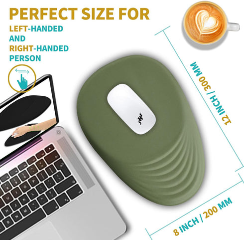 Hokafenle Mouse(12x8 inch, Ergonomic Mouse Pad Wrist Support with Stepped-Wedge Design, Wrist Rest Pain Relief Mousepad