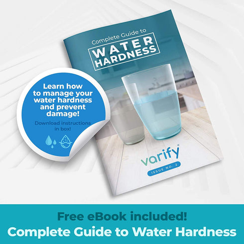 Varify Water Hardness Test Kit - Water Testing Kit for Home, Drinking, Well, Spa, Swimming Pool, 150 Strips