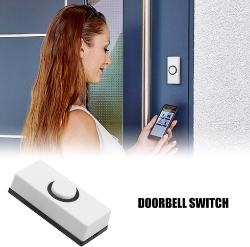 Tuygn Door Bells Button Hard Wiring Press Button Doorbell Push Button With Screws Wall Mounted Doorbell Switches