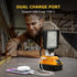 2 20v 112W 11200LM 20v Pcs Cordless LED Work Light for Dewalt Max Battery, Battery Light for Dewalt Tools, Portable