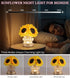 Lamp,3-Colour Dimming AIHYING Sunflowers Flower Lamp,Rechargeable Cordless Touch Infinitely Small Night Light,Crystal