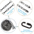 2 Pack 15ft 65 L0016 Heavy Duty Chain for Light Fixture, Pendant Light Extra Chain Permits Installation of Chain-Hung