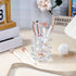 WEMATE 8Pcs Ballpoint Pens Set, Metal Crystal Diamond Glitter Pens for Journaling, White Pen Bling in Black & Blue Ink,