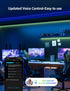 SE1 49.2ft 2.4GHz Lepro AI Smart LED Strip Lights - RGB Color Changing Light Strips with APP Control, AI Generated