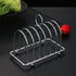 6 Toast Bread Rack Stainless Steel Bread Holder Kitchen Slices Bread Display Stand Lightweight Food Display Tool