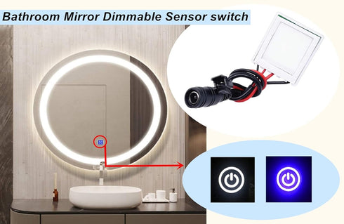 LDCRE IP67 Dimmable Dimmer 12V 3A 12V Dimmer Waterproof Bathroom Swicth LED Touch Sensor Touch Sensor Switch Touch