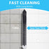 1 Lumkew Grout Cleaning Brush, V Shape Stiff Grout Cleaner Brush for Floors Tile Grout Scrubber Bathroom Shower Corner