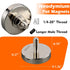 MUTUACTOR 4PCS Super Powerful Round Cup Magnet, 92lb Vertical Pull-Force Neodymium Magnet with Nut and Washer