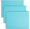 Smead Standard Hanging File Folders, Aqua Blue, 25 Count, Letter Size, 1/5-Cut Adjustable Tabs (64058)