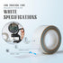1 Roll Low Friction Tape, 1 Inch x 33 Feet, Squeak Resistant, Surface Protection Tape for Drawer, Cabinet, Furniture,
