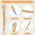 Yeaqee 12 Sets Employee Appreciation Gifts - Motivational Burlap Bags, Wood Ballpoint Pens & Thank You Cards