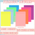 Yinder 4 x 6 Inch Transparent Sticky Notes, Waterproof Clear Self Sticky Memo Pad for Bible Journaling, Office School