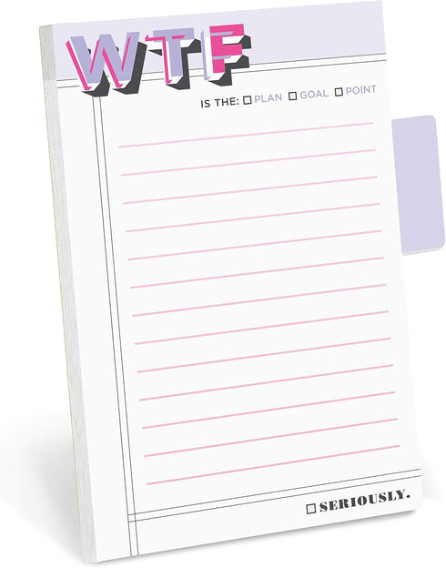 Knock Knock WTF Sticky Notes/Sticky Tabs Note Pad
