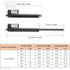 MAOPINER 8" DC12V Stroke Linear Actuator with Mounting Bracket, 900N Maximum Lift for Home Automation (1, 8inch/200mm)