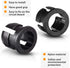 200 5 mm 5 mm Bulb Mudder Pieces LED Holder Black Plastic Light Emitting Diode Clips Display Panel LED Light Bezel