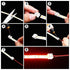 25 Pack Solderless White LED Tape Light Connectors, 2 Pin 10mm Connector with Screwdriver