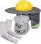 Yanwela Hard Hat Sun Shade with Full Brim Visor, Shield Your Neck from