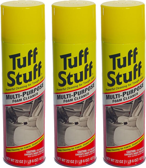 Tuff Stuff All-Purpose Foam Cleaner for Deep Cleaning Vinyl, Fabric, Upholstery, Carpet and Chrome,