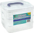 Teacher Created Resources Clear Stackable Storage Containers, 7"L x 6.5"W x 5.38"H