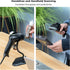 TEEMI 2D 1D/QR USB Barcode Scanner with Stand, Code Reader for Inventory, Handsfree Scanning Gun for Warehouse