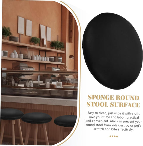 Replacement Cushioned Round Stool Seat for Bar Stools - Durable & Easy to Clean