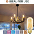 E26 Bulb 6W E26 Bulb 60 2700K E26 Bulb dimmable AC120V 600lm T14 T45 Bulb Pack 6 Leools LED Equivalent watt Warm White
