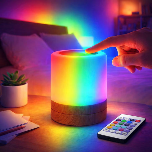 Dimmable Baby Night Light: Eye-Caring Soft Warm White LED Touch Lamp |
