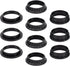 Josojoou 10PCS E26/E27 Lamp Shade Ring, Three Sizes Lamp Parts, Black Lamp Shade