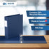 Premium Economy 1.5-Inch Binders - 3-Ring Binders for School, Office, or Home, Pack of 6, Royal Blue