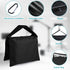 4 Packs ABCCANOPY Photography Sandbag for Video Stand, Heavy Duty Weight Bags for Light Tripod, Camping Chair, (Black)