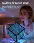 Tinyimi (6 Inch) Infinity Hyper Cube LED Light Multicolor Desk Night Light with USB Controller and Stand