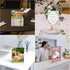 8.5 11, (6 pack) Relx Acrylic Sign Holder x Plastic Frame Flyer Holder, Double Frames Clear Acrylic Display Stand
