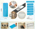 Bairuiin 12 Closet Counter pacs Metal Adhesive Strips for Magnetic Under Cabinet Lights for Stick-on Magnet Light