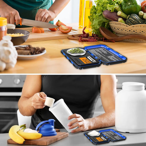 KeeKit Digital Pocket Scale: 50g 0.001g Professional Milligram Scale with Calibration Weight and LCD Display
