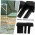 2pcs Table Leg Protectors Foldable Floor Protectors for Rv Home Use Concealed Design for Stability Compact Portable