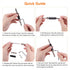 7pcs Self Centering Drill Bit Set 5/64-1/4" 5mm Hex Shank Drilling Bits for Wood Working Cabinet Door Hinge Hole Punch