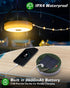 4 1: 39.4Ft 150LEDs, 3600mAh Anpro Solar Camping String Lights in Ultra Long Outdoor String Lights Solar Powered