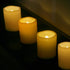 Waterproof Battery Operated LED Pillar Candle, Flameless Flickering Electric Light with Timer for Outdoor Decoration