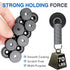 12Pack 70Lbs+ Countersunk 0.98x0.22inch MIKEDE Strong Neodymium Cup Magnets, Force Heavy Duty Black Round Base Cup