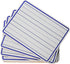 School Smart Lined Dry Erase Boards, 9 x 12 Inches, Pack of 10