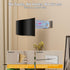 16 Dimmable Battery Operated Wall Sconce with Remote Colors RGB Wall Light Rechargeable Wireless Magnetic Cordless Led