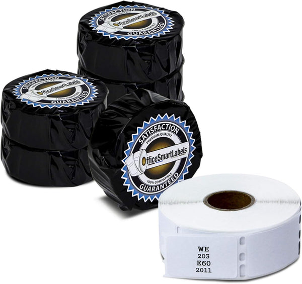 OfficeSmartLabels - 1" x 1-1/2" Book Spines Labels, Compatible with 30347 (6 Rolls, 750 Labels/Roll)