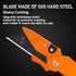 6-Pack Lichamp Folding Utility Knife, Quick-Change Box Cutter with Razor Blades & Belt Clip, Portable Construction Tool