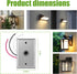 PPZ Photocell Sensor for Outdoor Lights, Dusk to Dawn Sensor, Photo Cell for Outdoor Lighting, Photocell Switch
