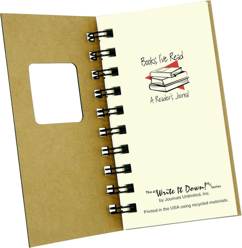 Write it Down Series by Journals Unlimited, Guided Journal, Books I've Read, Mini-Size 3”x5.5”