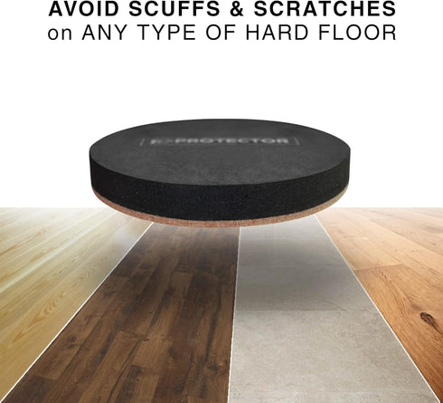 X-PROTECTOR Felt Furniture Sliders for Hardwood Floors, 8 PCS, 4 3/4 inch Heavy Duty Sliders