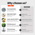 Mr. White Outdoor Waterproof Cordless Wireless Rechargeable Portable Top Touch Battery Operated Powered LED Table Lamp