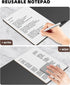 Small Dry Erase Board with Stand for Desk - Portable Reusable Desktop Notepad, 9.5 * 6.6in Memo White Board, Office