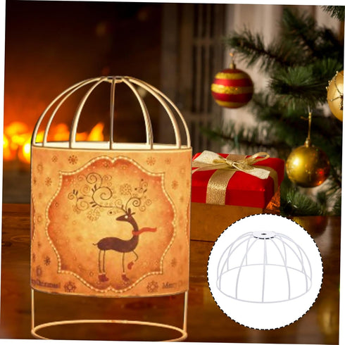 7.09 7.09 3.94 Inches Ciieeo Diy Lampshade Frame X X Gold Wire Lamp Shaft Stand for Homemade Chandelier and Handmade